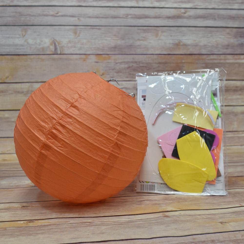 8" Paper Lantern Animal Face DIY Kit - Cow /Bull (Kid Craft Project) - AsianImportStore.com - B2B Wholesale Lighting & Decor since 2002