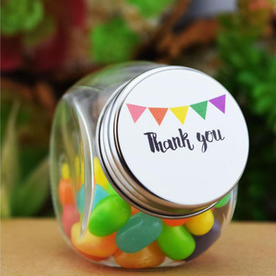 Small DIY Candy Favor Glass Jars (6 PACK) - AsianImportStore.com - B2B Wholesale Lighting and Decor
