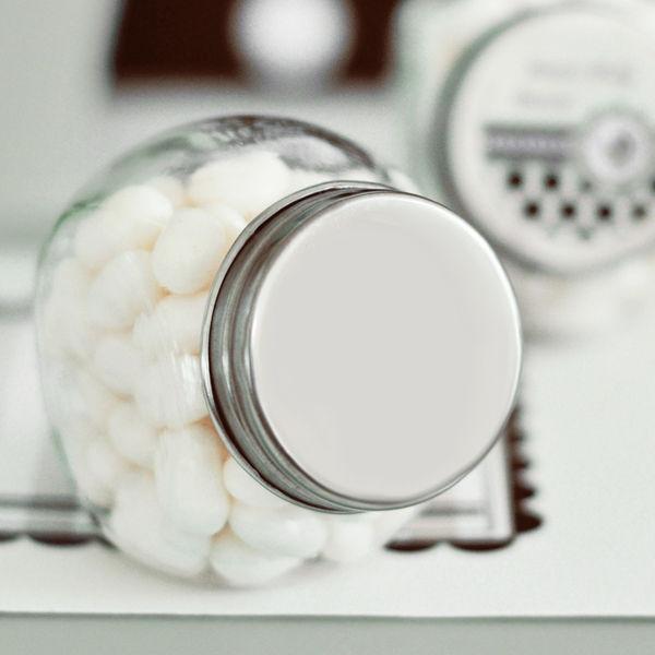 Small DIY Candy Favor Glass Jars (6 PACK) - AsianImportStore.com - B2B Wholesale Lighting and Decor