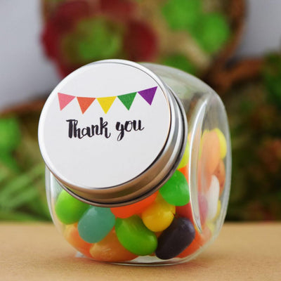 Small DIY Candy Favor Glass Jars (6 PACK) - AsianImportStore.com - B2B Wholesale Lighting and Decor