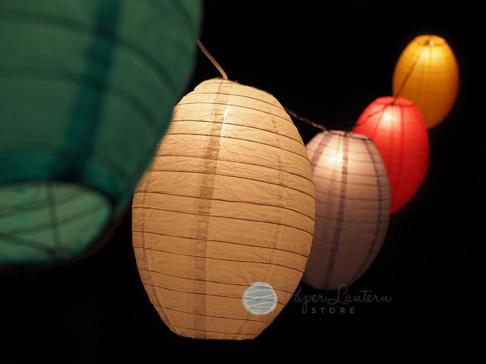 14" Easter Egg / Baby Shower Pastel Lantern String Light COMBO Kit (21 FT) - AsianImportStore.com - B2B Wholesale Lighting and Decor