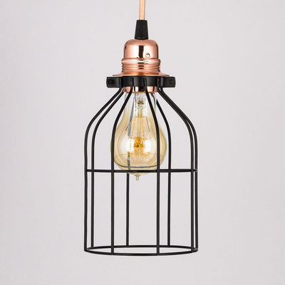 Bottle Shaped Vintage Edison Light Bulb Cage for Pendant Lightss *Bulb Cage Only - AsianImportStore.com - B2B Wholesale Lighting and Decor