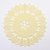 Beige Frozen Snowflake Christmas Holiday Party Felt Fabric Doily 11 Inch - AsianImportStore.com - B2B Wholesale Lighting and Decor