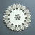 Beige Frozen Snowflake Christmas Holiday Party Felt Fabric Doily 11 Inch - AsianImportStore.com - B2B Wholesale Lighting and Decor