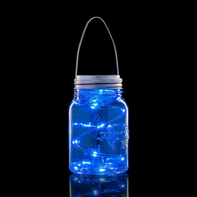 BULK PACK (6) Fantado Regular Mouth Clear Mason Jar Lights w/ Hanging Blue Fairy LED Kit - AsianImportStore.com - B2B Wholesale Lighting and Decor