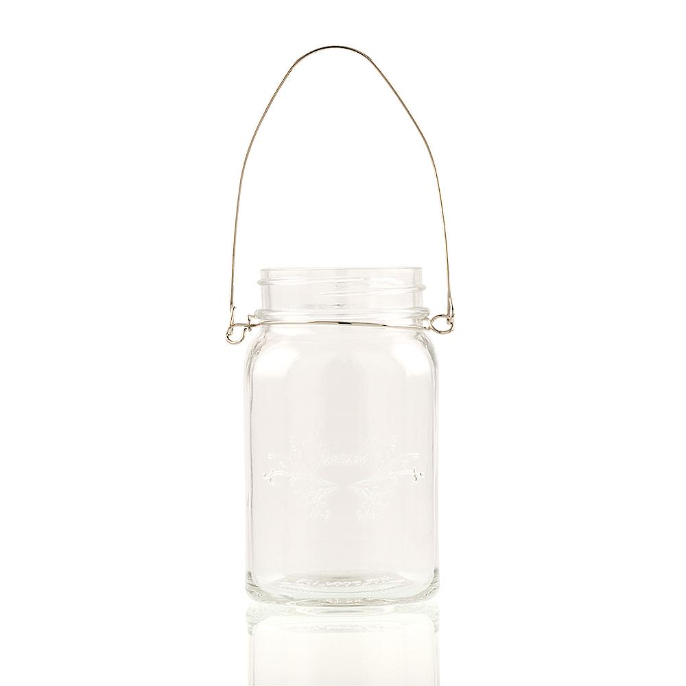 Fantado Regular Mouth Clear Mason Jar w/ Hanging Warm White LED Fairy Light Kit (Battery Powered) - AsianImportStore.com - B2B Wholesale Lighting and Decor