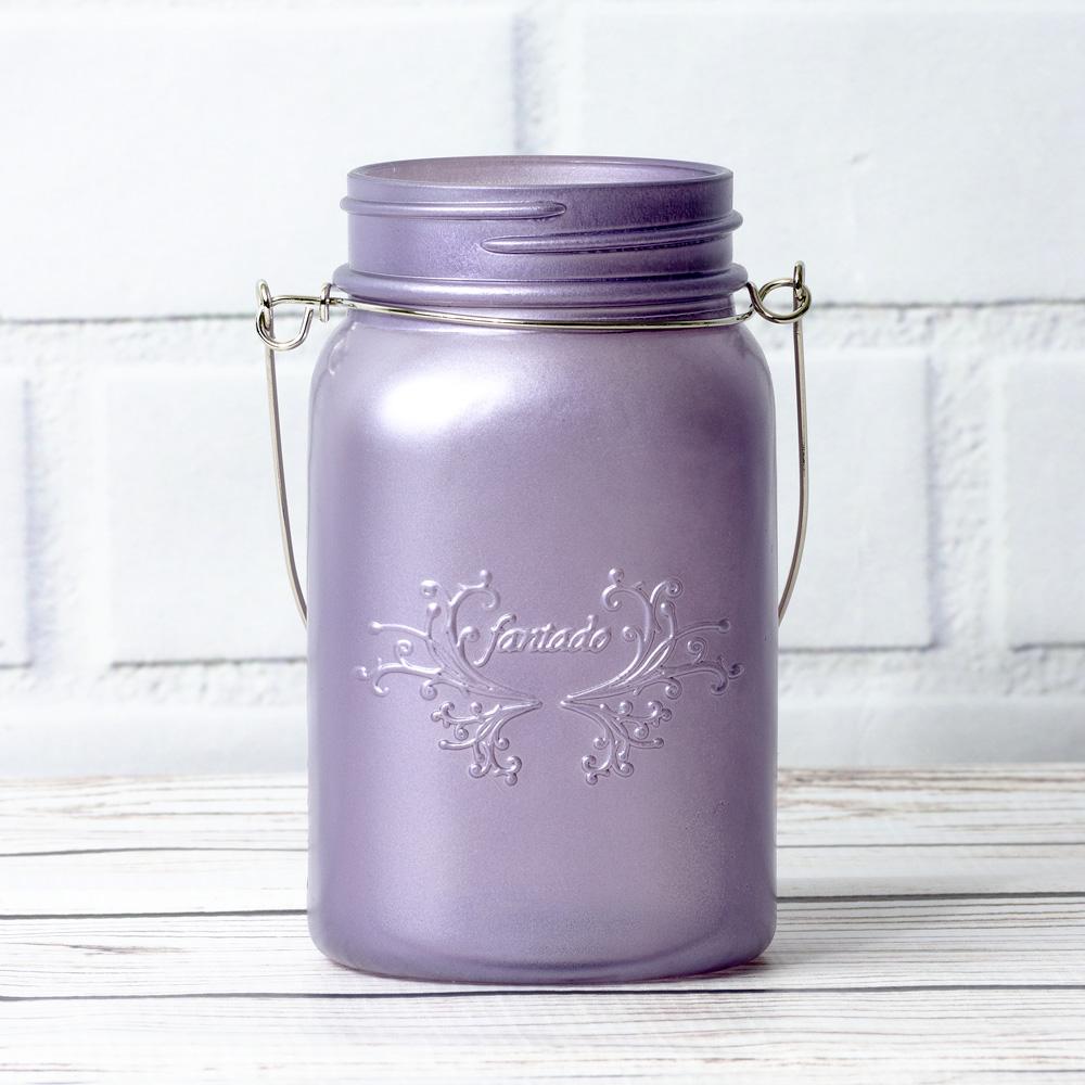  (24-Pack Master Case) Fantado Regular Mouth Frosted Wisteria Purple Color Mason Jar w/ Handle, 16oz / 1 Pint - AsianImportStore.com - B2B Wholesale Lighting and Decor