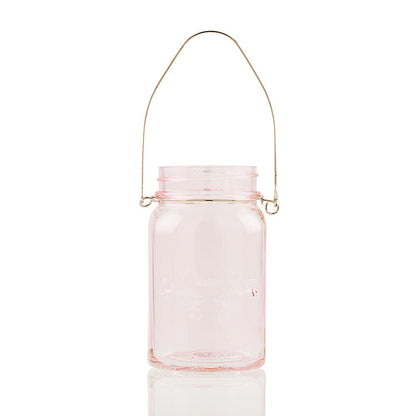 Fantado Regular Mouth Light Pink Mason Jar w/ Hanging Warm White LED Fairy Light Kit (Battery Powered) - AsianImportStore.com - B2B Wholesale Lighting and Decor