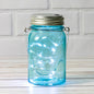 Fantado Regular Mouth Water Blue Mason Jar w/ Hanging White LED Fairy Light Kit (Battery Powered) - AsianImportStore.com - B2B Wholesale Lighting and Decor