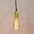BULK PACK (10) Single Gold Socket Pendant Light Lamp Cord Kits w/ Dimmer Switch (11FT, Black Cloth) - AsianImportStore.com - B2B Wholesale Lighting and Decor
