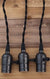 BULK PACK (6) Triple Pearl Black Socket Pendant Light Lamp Cord Kits w/ Dimmer Switch (17FT, Black Cloth) - AsianImportStore.com - B2B Wholesale Lighting and Decor