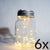 BULK PACK (6) Fantado Wide Mouth Clear Mason Jar Lights w/ Hanging Warm White Fairy LED Kit - AsianImportStore.com - B2B Wholesale Lighting and Decor