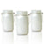 (24-Pack Master Case) Fantado Wide Mouth Frosted Pearl White Color Mason Jar w/ Handle, 32oz - AsianImportStore.com - B2B Wholesale Lighting and Decor