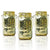 (24-Pack Master Case) Fantado Wide Mouth Gold Mercury Glass Mason Jar w/ Handle, 32oz - AsianImportStore.com - B2B Wholesale Lighting and Decor