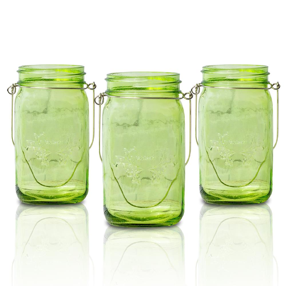  (24-Pack Master Case) Fantado Regular Mouth Light Lime Mason Jar with Handle, 16oz / 1 Pint - AsianImportStore.com - B2B Wholesale Lighting and Decor