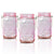 (24-Pack Master Case) Fantado Wide Mouth Light Pink Mason Jar w/ Handle, 32oz - AsianImportStore.com - B2B Wholesale Lighting and Decor