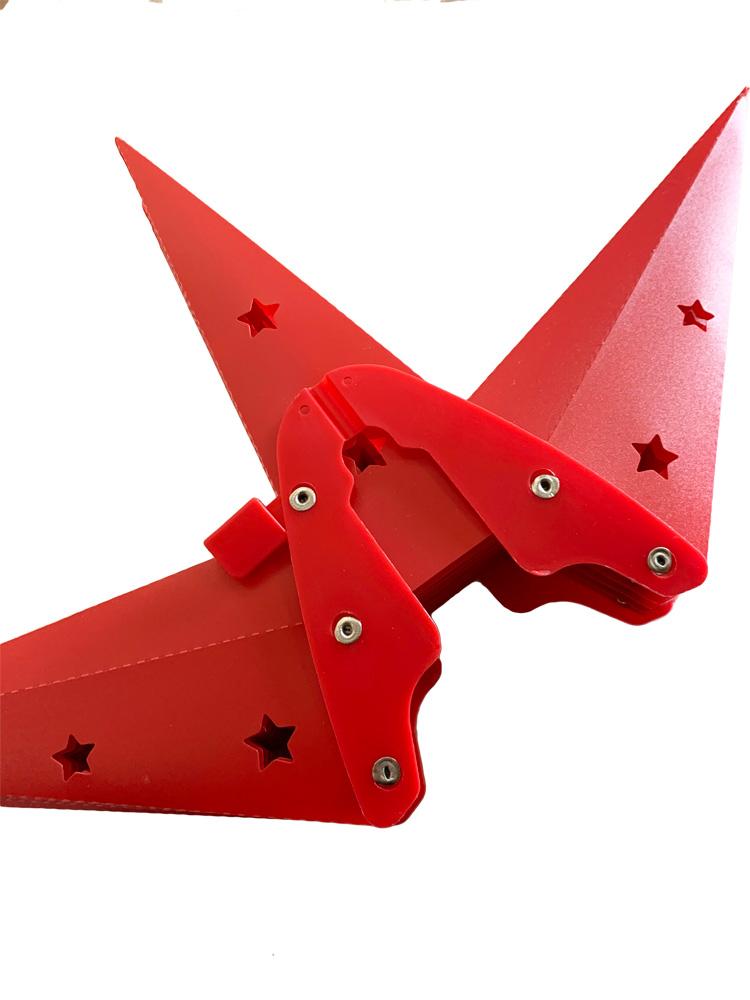 30" Red Weatherproof Moravian Star Lantern Lamp, Hanging Decoration - AsianImportStore.com - B2B Wholesale Lighting & Décor since 2002.