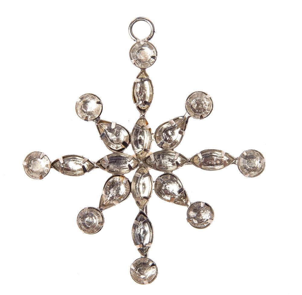 3.75" Freja Snowflake Rhinestone Ornament Christmas Decoration - AsianImportStore.com - B2B Wholesale Lighting and Decor