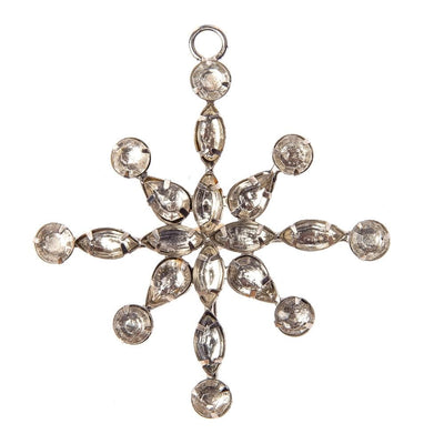 3.75" Freja Snowflake Rhinestone Ornament Christmas Decoration - AsianImportStore.com - B2B Wholesale Lighting and Decor