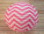 (Discontinued) (50 PACK) 14" Fuchsia Chevron Paper Lantern, Even Ribbing, Hanging Decoration