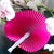 9" Fuchsia / Hot Pink Accordion Paper Hand Fan for Weddings (10 Pack) - AsianImportStore.com - B2B Wholesale Lighting and Decor