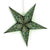 24" Green / Black Garden Paper Star Lantern, Hanging Wedding & Party Decoration - AsianImportStore.com - B2B Wholesale Lighting and Decor
