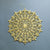 14.5" Gold Glitter Round Snowflake Hanging Christmas Holiday Decoration - AsianImportStore.com - B2B Wholesale Lighting and Decor