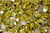 (Discontinued) (46 PACK) Gold Gemstones Acrylic Crystal Wedding Table Scatter Confetti Vase Filler (3/4 lb Bag)