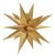 24" Moravian Gold Glitter Multi-Point Paper Star Lantern Lamp, Hanging Decoration - AsianImportStore.com - B2B Wholesale Lighting and Decor