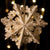 10" Gold Glitter Ornate Premium Handcrafted Paper Snowflake Hanging Decoration - AsianImportStore.com - B2B Wholesale Lighting and Decor