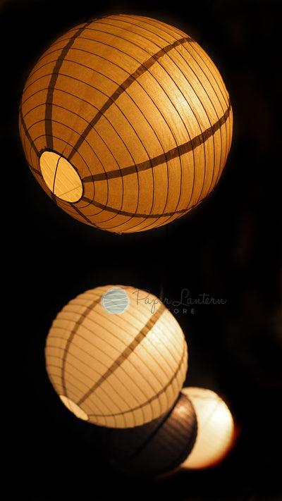 12" School Graduation Party Even Ribbing Paper Lantern String Light Decoration COMBO Kit (31 FT) - AsianImportStore.com - B2B Wholesale Lighting and Decor