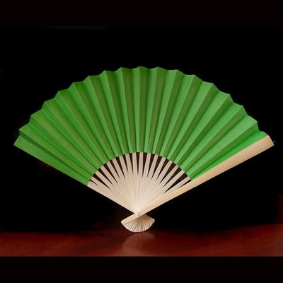 9" Grass Greenery Paper Hand Fans for Weddings (10 PACK) - AsianImportStore.com - B2B Wholesale Lighting and Decor