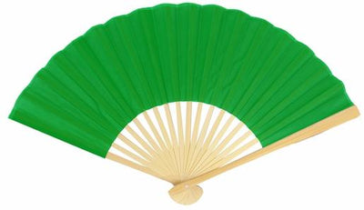 BULK PACK (50) 9" Grass Greenery Silk Hand Fans for Weddings - AsianImportStore.com - B2B Wholesale Lighting and Decor