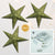 3-PACK + Cord | Green Batik Cut-Out 24" Illuminated Paper Star Lanterns and Lamp Cord Hanging Decorations - AsianImportStore.com - B2B Wholesale Lighting and Decor