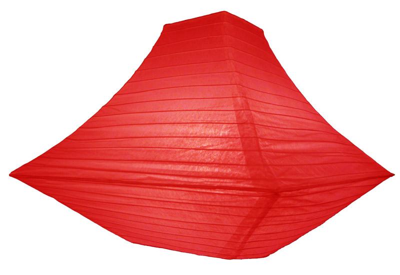 14" Red Pagoda Paper Lantern - AsianImportStore.com - B2B Wholesale Lighting & Décor since 2002.