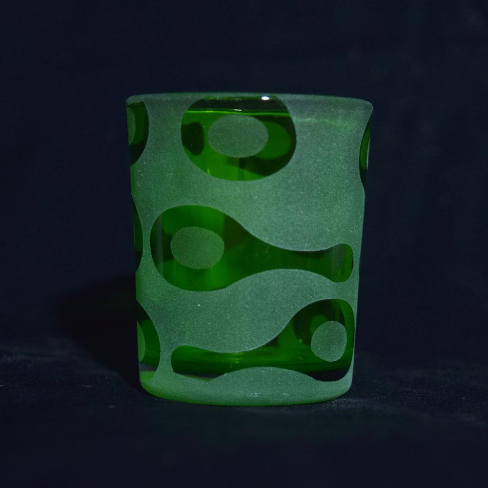  Green Groovy Votive Tea Light Candle Holders (4 PACK) - AsianImportStore.com - B2B Wholesale Lighting and Decor
