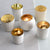 Best of Show Vintage Mercury Glass Votive Tea Light Candle Holders - Antique White (6 PACK, Assorted Designs) - AsianImportStore.com - B2B Wholesale Lighting and Decor