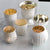 Vintage Glam Antique White Mercury Glass Tea Light Votive Candle Holders (6 PACK, Assorted Designs and Sizes) - AsianImportStore.com - B2B Wholesale Lighting & Decor since 2002