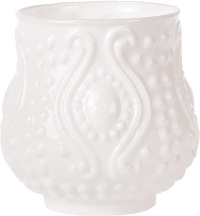 4 Pack | Shabby Chic Milk White Glass Tea Light Votive Candle Holders (Assorted Designs and Sizes) - AsianImportStore.com - B2B Wholesale Lighting and Decor