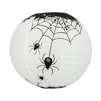 Halloween 12-Piece Black Widow Spider Paper Lantern Party Pack Set, Assorted Hanging Decoration - AsianImportStore.com - B2B Wholesale Lighting and Decor