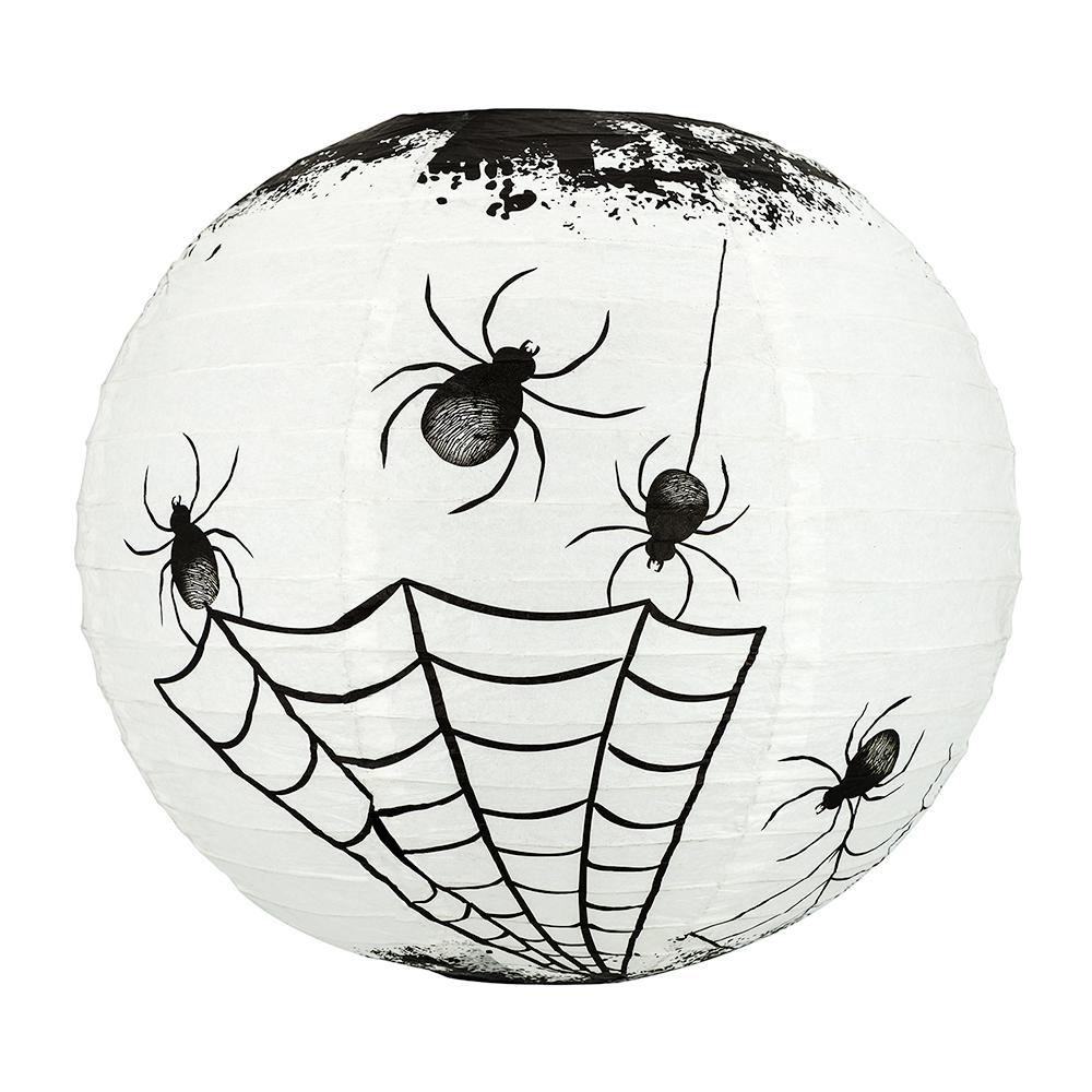 Halloween 12-Piece Black Widow Spider Paper Lantern Party Pack Set, Assorted Hanging Decoration - AsianImportStore.com - B2B Wholesale Lighting and Decor
