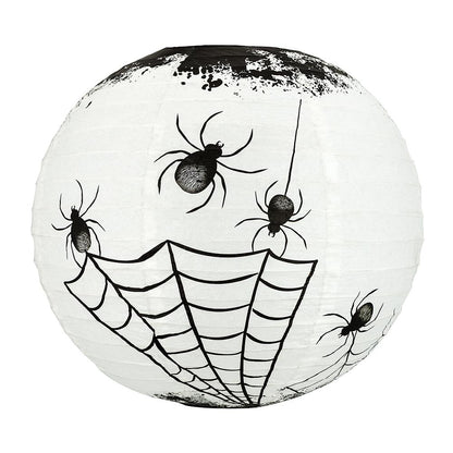 Halloween 12-Piece Black Widow Spider Paper Lantern Party Pack Set, Assorted Hanging Decoration - AsianImportStore.com - B2B Wholesale Lighting and Decor