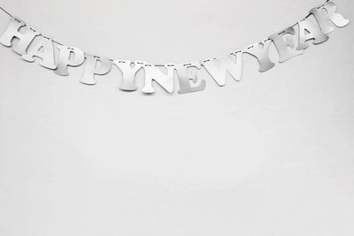 BLOWOUT (50 PACK) Happy New Year's Eve Party Paper Letter Garland Banner (10FT)