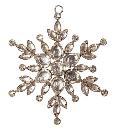 5" Helga Snowflake Rhinestone Ornament Christmas Decoration - AsianImportStore.com - B2B Wholesale Lighting and Decor