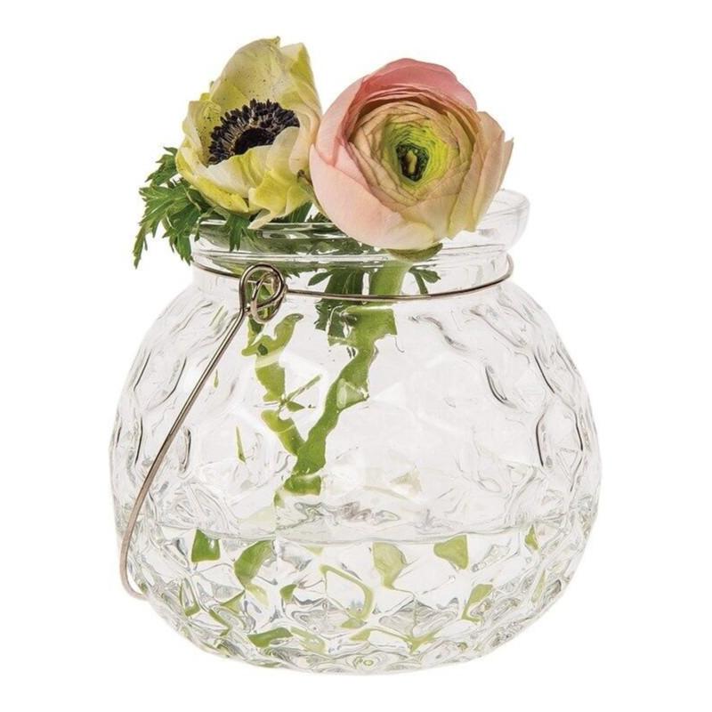 Hannah Clear Hanging Mason Jar Candle Holder and Vase (20 PACK) - AsianImportStore.com - B2B Wholesale Lighting and Décor