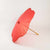 32" Red Paper Parasol Umbrella, Scallop Blossom Shaped - AsianImportStore.com - B2B Wholesale Lighting & Décor since 2002.