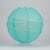 14" Water Blue Round Paper Lantern, Crisscross Ribbing, Chinese Hanging Wedding & Party Decoration - AsianImportStore.com - B2B Wholesale Lighting and Decor