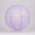 16" Lavender Round Paper Lantern, Crisscross Ribbing, Chinese Hanging Wedding & Party Decoration - AsianImportStore.com - B2B Wholesale Lighting and Decor