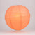 16" Peach / Orange Coral Round Paper Lantern, Crisscross Ribbing, Chinese Hanging Wedding & Party Decoration - AsianImportStore.com - B2B Wholesale Lighting and Decor
