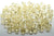 (Discontinued) (46 PACK) Beige Gemstones Acrylic Crystal Wedding Table Scatter Confetti Vase Filler (3/4 lb Bag)